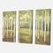 Designart - Aspens Neutral Forest - Traditional Gallery-wrapped Canvas